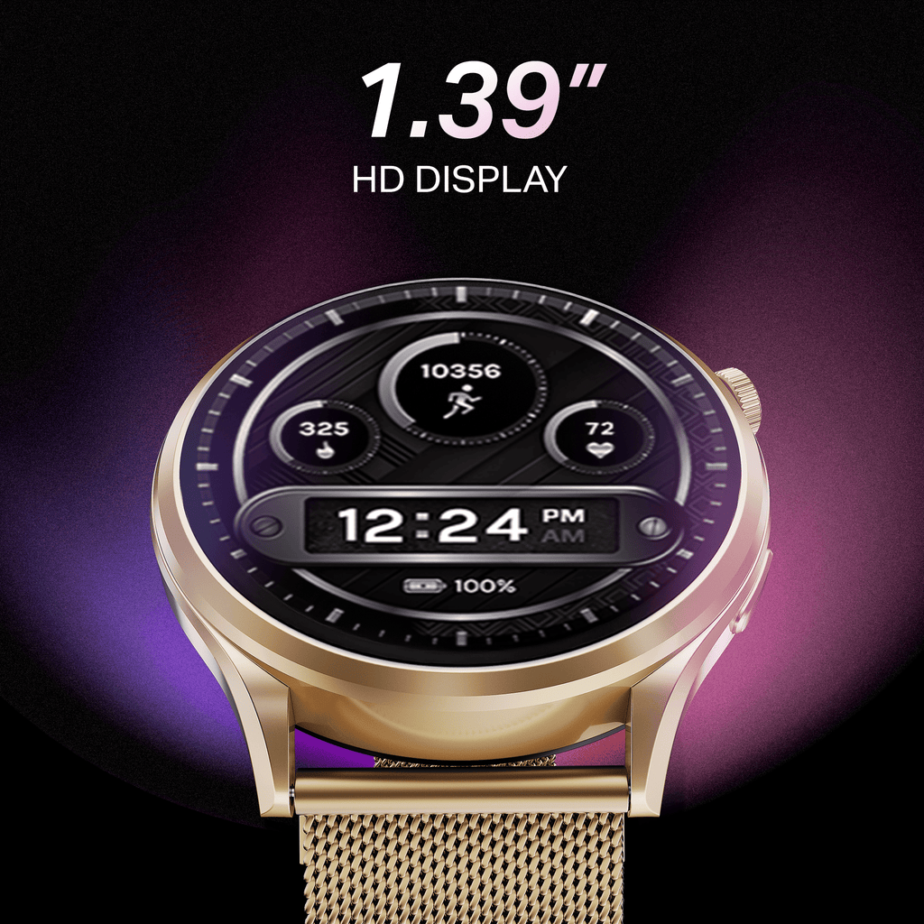 boAt Lunar Discovery Pro | Premium Smartwatch with 1.39" HD Display, Advanced BT Calling & Health Monitoring