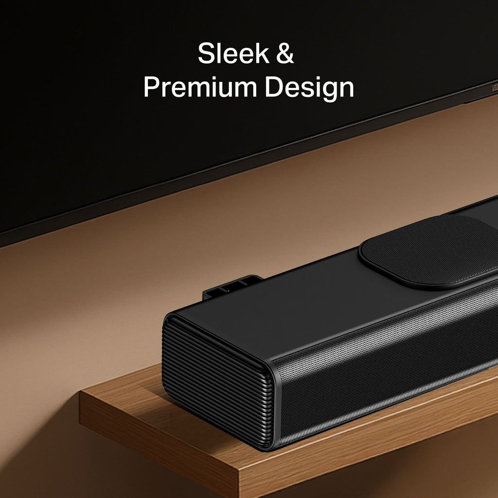 boAt Aavante Raga Plus | 140W 2.2 Channel Soundbar with Built-in Subwoofer & Multi-Connectivity