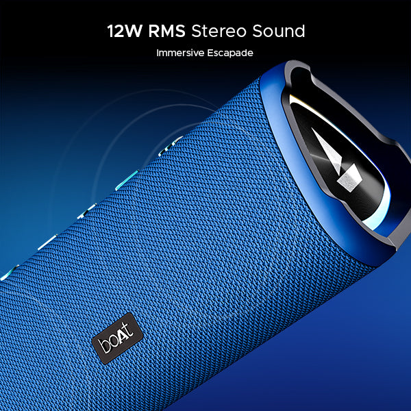 boAt Stone 750 | Portable Bluetooth Speaker with 12W RMS Stereo Sound, 12 Hours Playback, Bluetooth v5.0