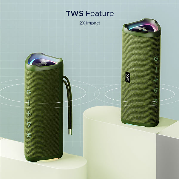 boAt Stone 750 | Portable Bluetooth Speaker with 12W RMS Stereo Sound, 12 Hours Playback, Bluetooth v5.0