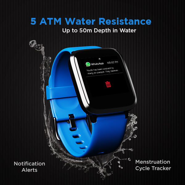 boAt Watch Storm Captain America Edition | Smart Watch with 1.3" (3.3 cm) Full Touch Curved Display, Health Monitoring, Daily Activity Tracker