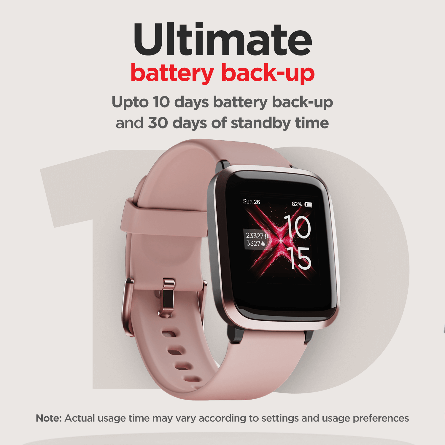 boAt Storm RTL | Fitness & Activity Tracker Smart Watch with 1.29" (3.3 cm) Curved Color Display, SpO2 Sensor and 8 Active Sports Mode