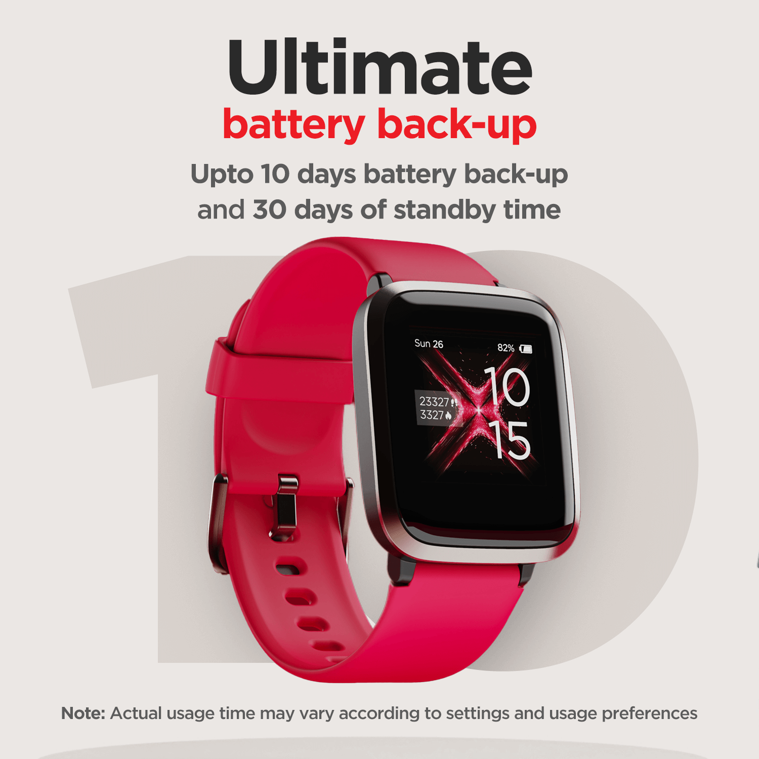 boAt Storm RTL | Fitness & Activity Tracker Smart Watch with 1.29" (3.3 cm) Curved Color Display, SpO2 Sensor and 8 Active Sports Mode