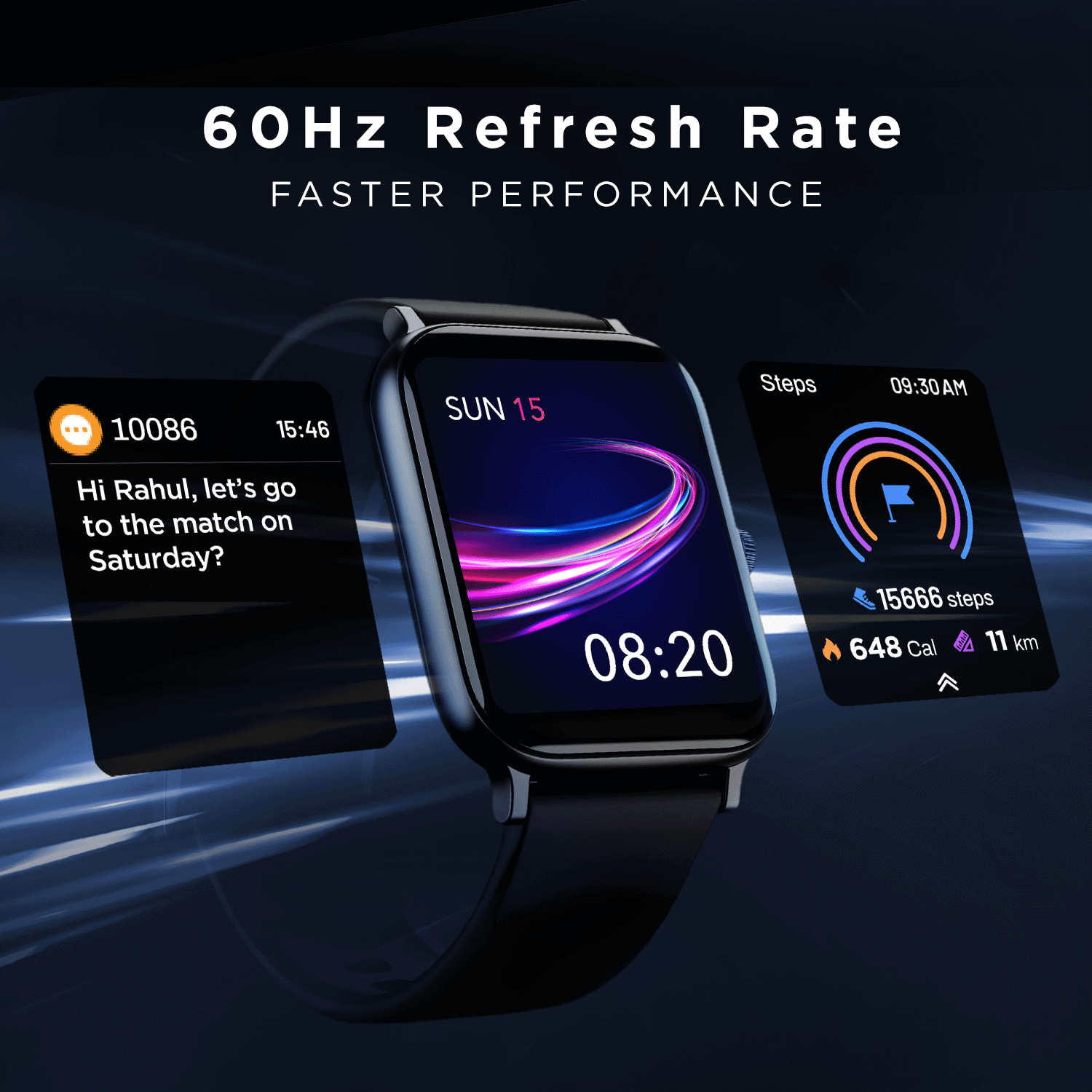 boAt Storm Pro Call | Bluetooth Calling Smartwatch with 1.78" (4.52cm) AMOLED 60Hz screen, IP68 dust & water resistance