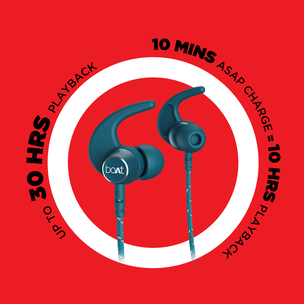 boAt Rockerz 338 | Wireless Earphone with 30 Hours Playback, ASAP™ Charging with Dual Pairing, Bluetooth v5.0