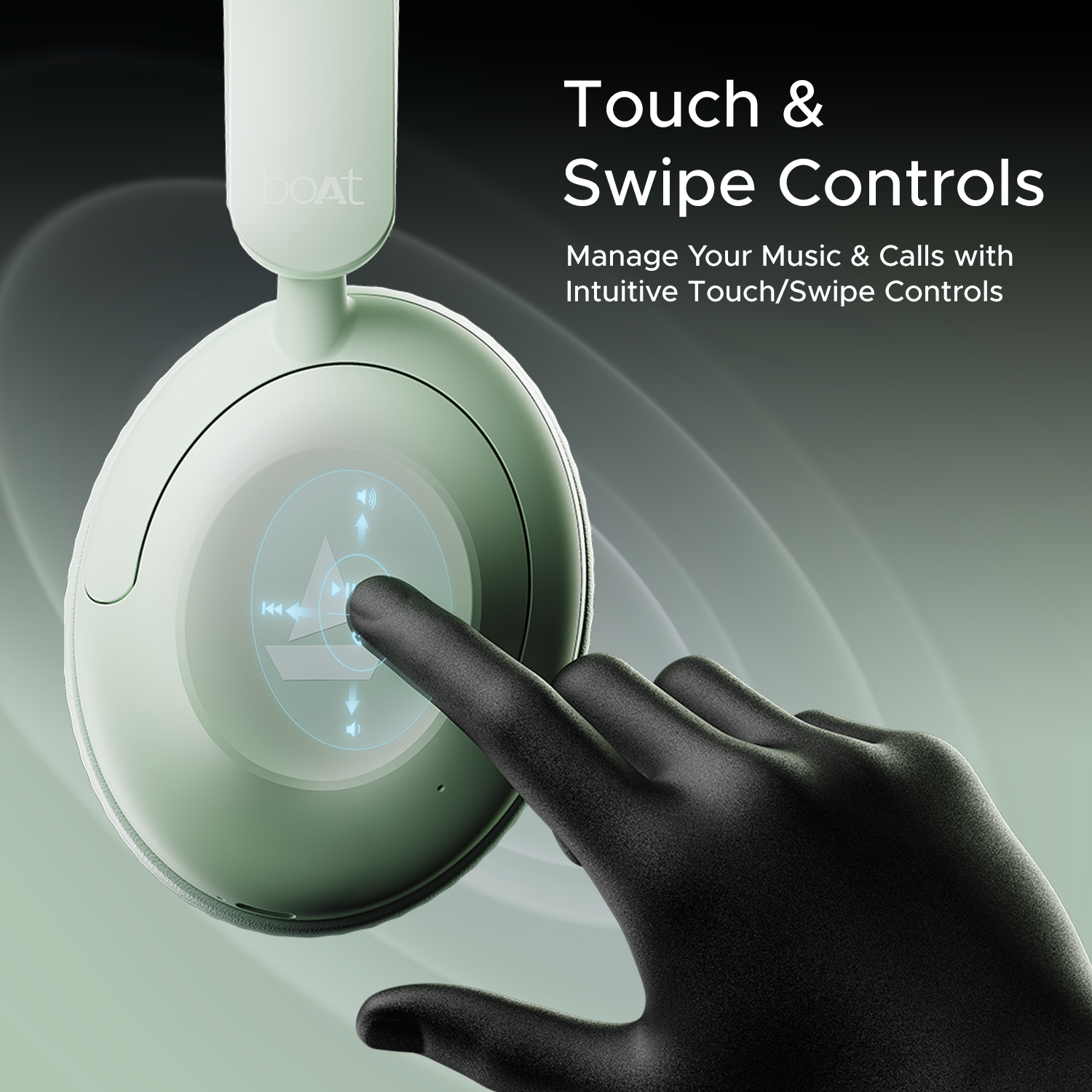 boAt Rockerz 650 Pro | Wireless Headphone with 80 Hours Playback, Dolby Audio, Touch & Swipe Controls