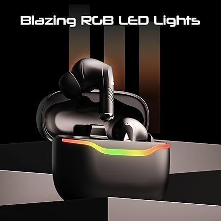 boAt Immortal 125 | Gaming Wireless Earbuds with BEAST™️Mode, 40 Hours Playback, ENx™ Technology, RGB LED lights