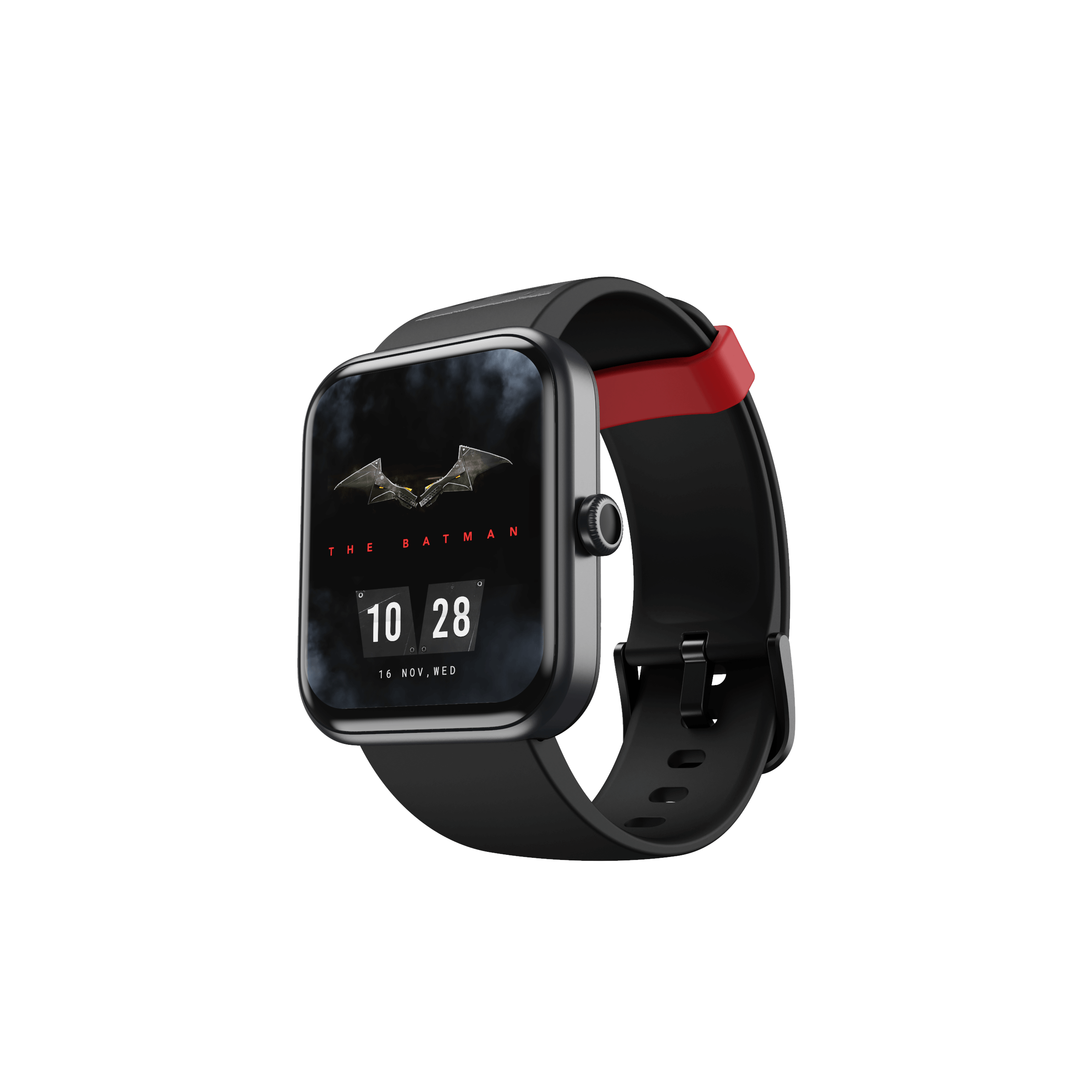 boAt Watch Xtend‌ Batman DC Edition | Premium Smart Watch with Alexa Built-in, 1.69" Inches Big Square Display