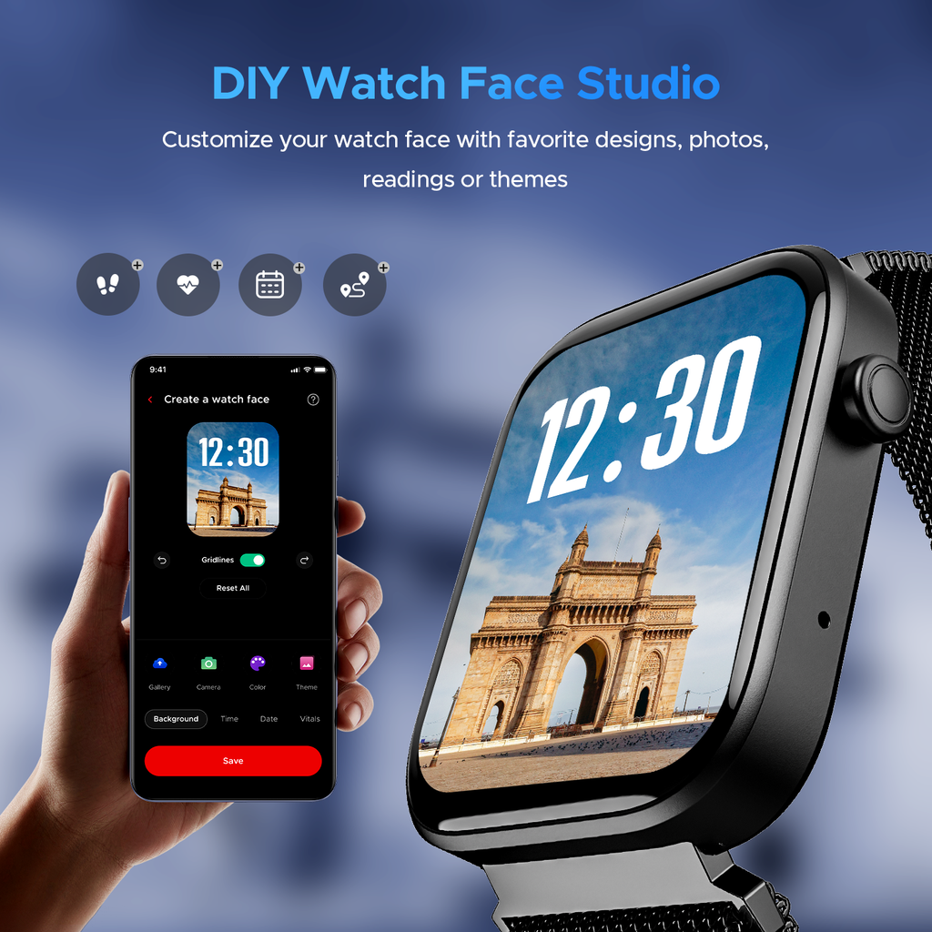 boAt Wave Astra 3 | Smartwatch with built-in Map Navigation 1.83" HD Display, BT Calling, Powered by Crest+ OS, 700+ Active Mode