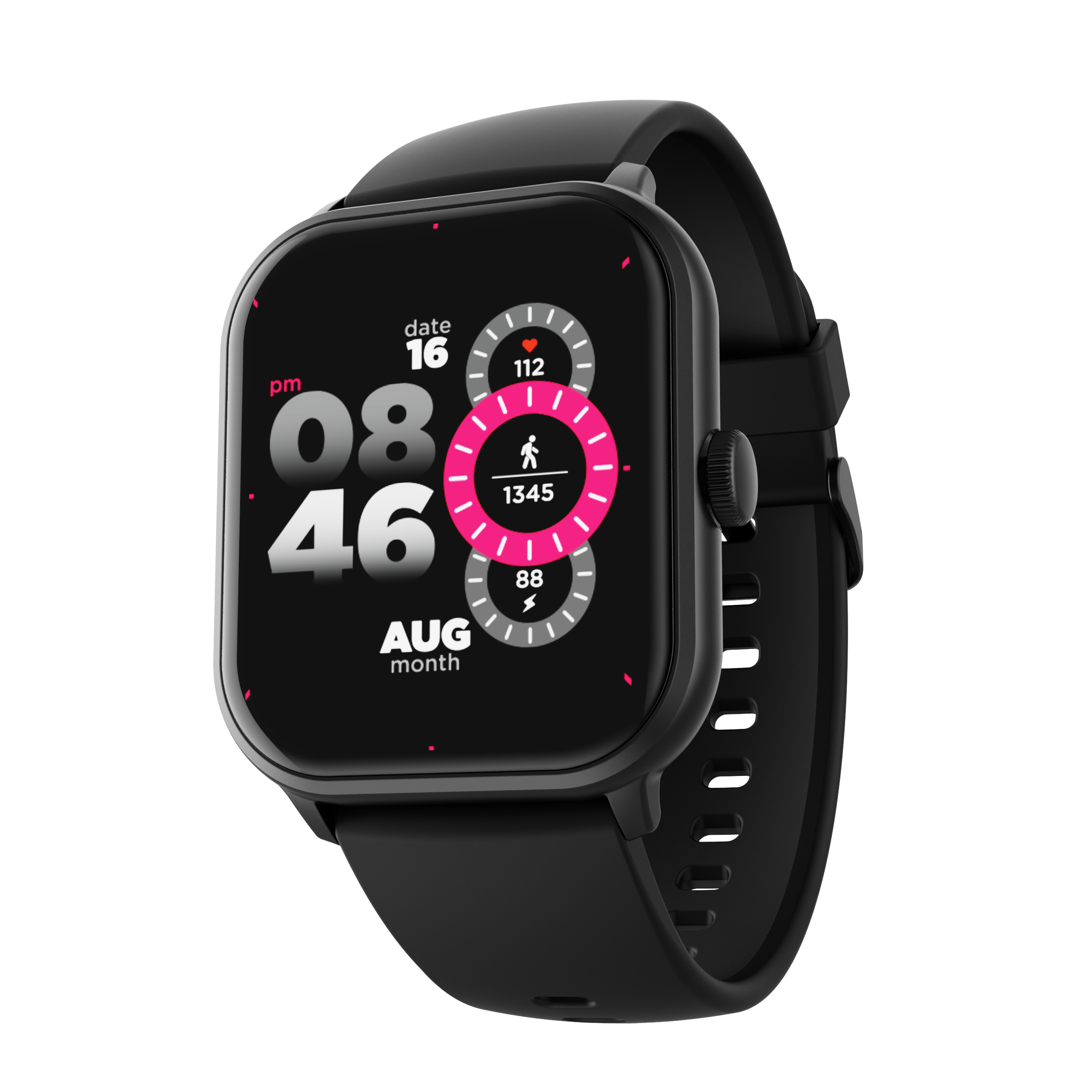 boAt Wave Edge | 1.85"(4.69cm) HD Edge to Edge Display Smartwatch, Bluetooth Calling, 100+ sports modes, IP68 Dust and Water Resistance