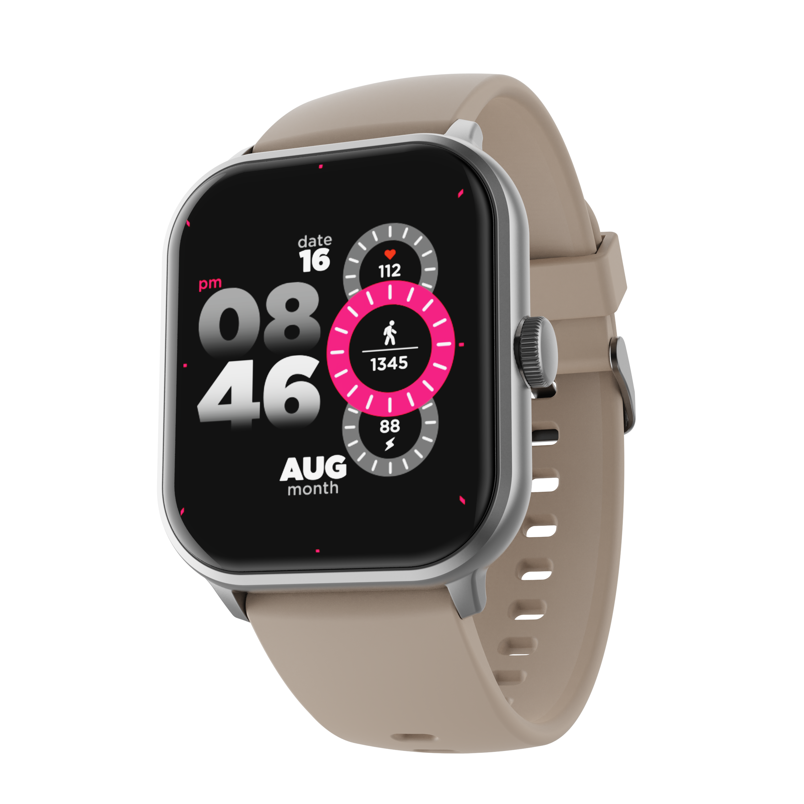 boAt Wave Edge | 1.85"(4.69cm) HD Edge to Edge Display Smartwatch, Bluetooth Calling, 100+ sports modes, IP68 Dust and Water Resistance