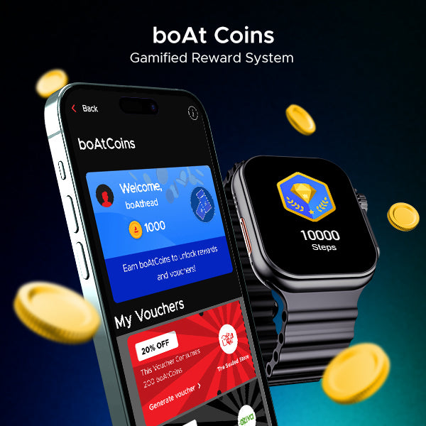 boAt Wave Glory Pro | Smartwatch with 1.96" AMOLED Display, Premium Metal Body, Bluetooth Calling, SpO2 monitoring