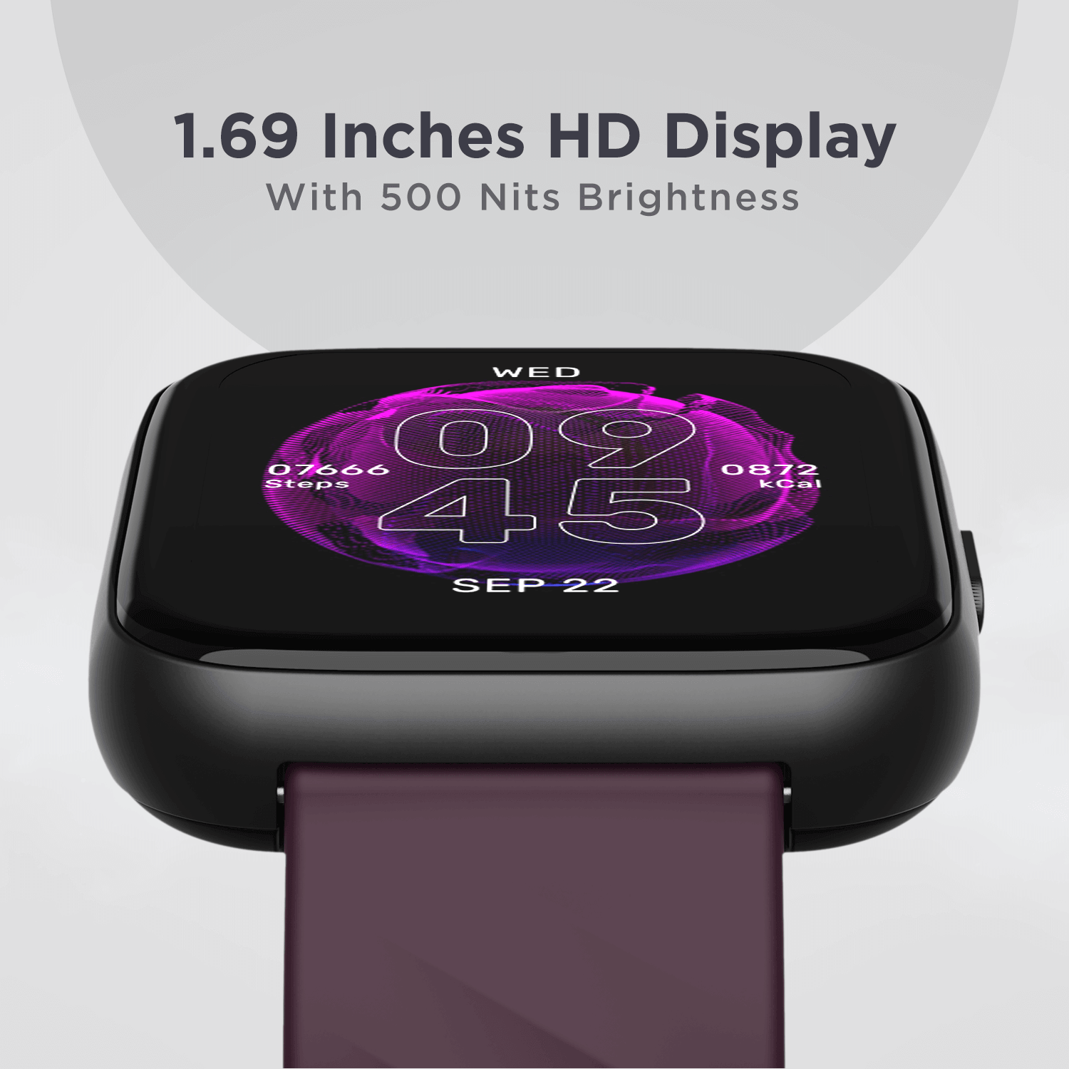 boAt Wave Pro | Smartwatch with 1.69" (4.29 cm) HD Display, Live Cricket Scores, 100+ Watch Faces, Control Your Music & Camera