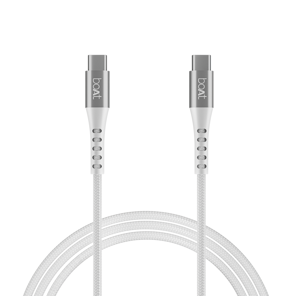 boAt C600 Fast Charging Cable | Charging Cable with 1.5m Cable, Nylon Braided Cable, 100 PD Fast Charging, USB 3.2 Gen 2