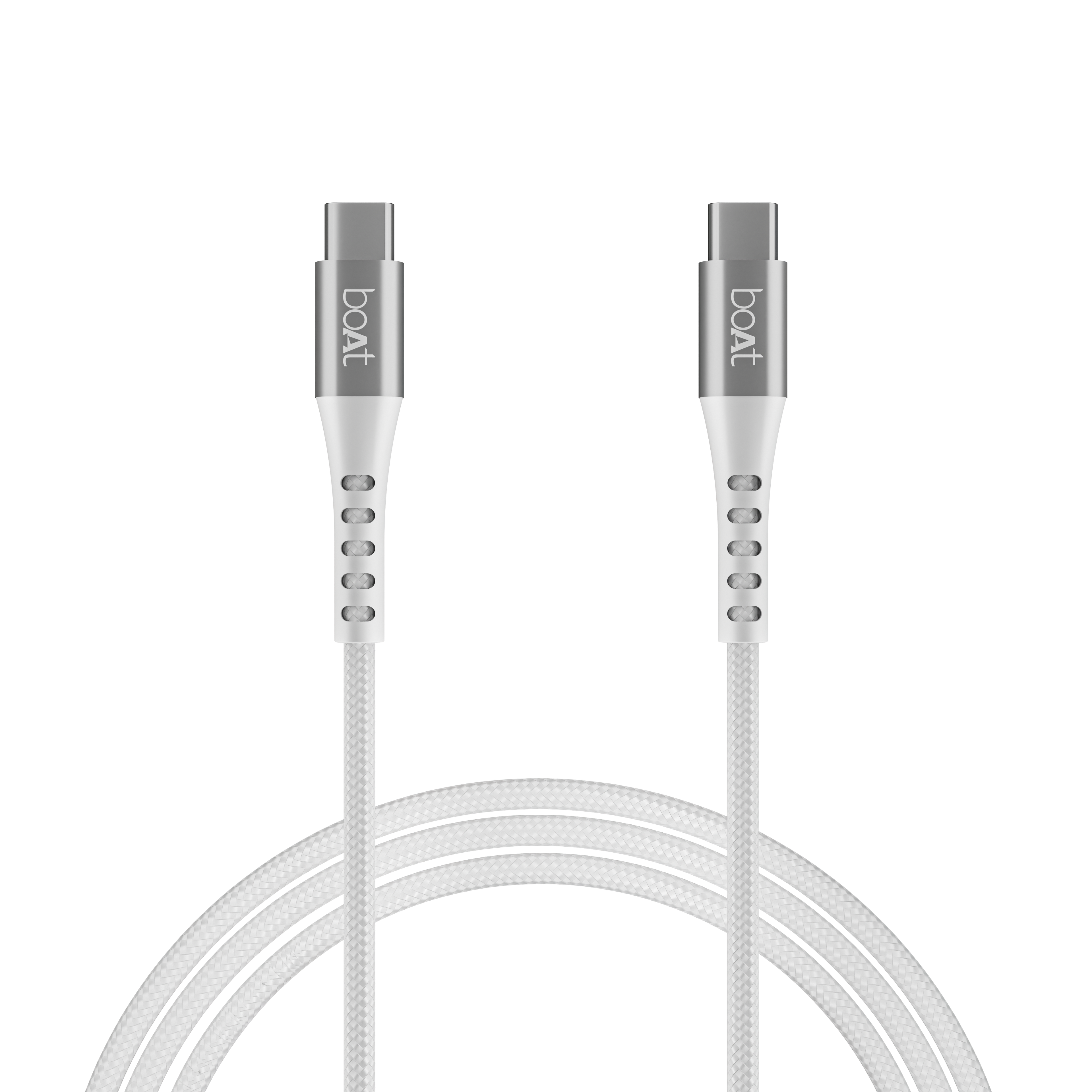 boAt C600 Fast Charging Cable | Charging Cable with 1.5m Cable, Nylon Braided Cable, 100 PD Fast Charging, USB 3.2 Gen 2