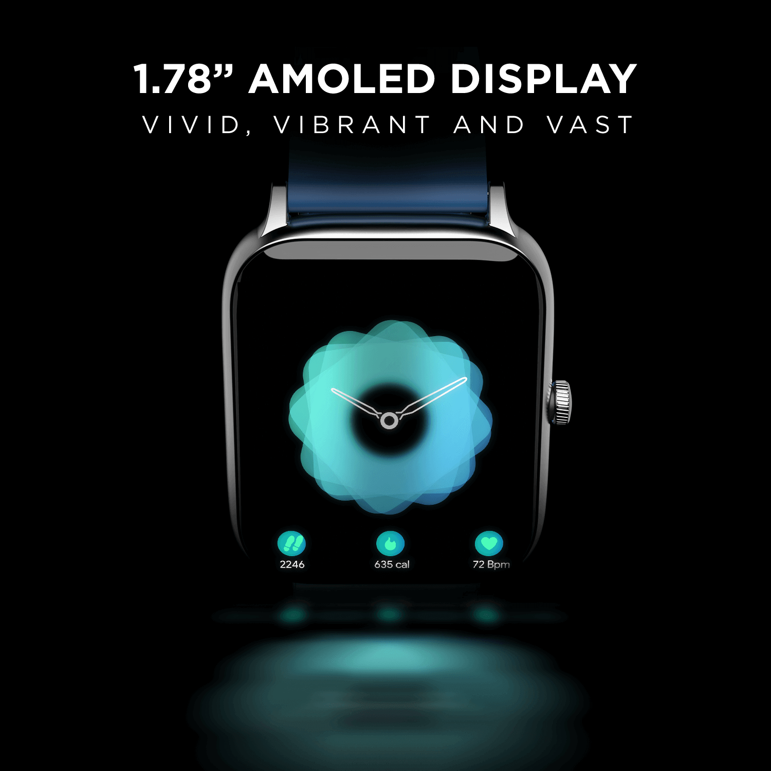 boAt Xtend Pro | Bluetooth Calling Smartwatch with 1.78" AMOLED Display, 700+ Active Modes, Heart Rate & SpO2 Monitor, Live Cricket Scores