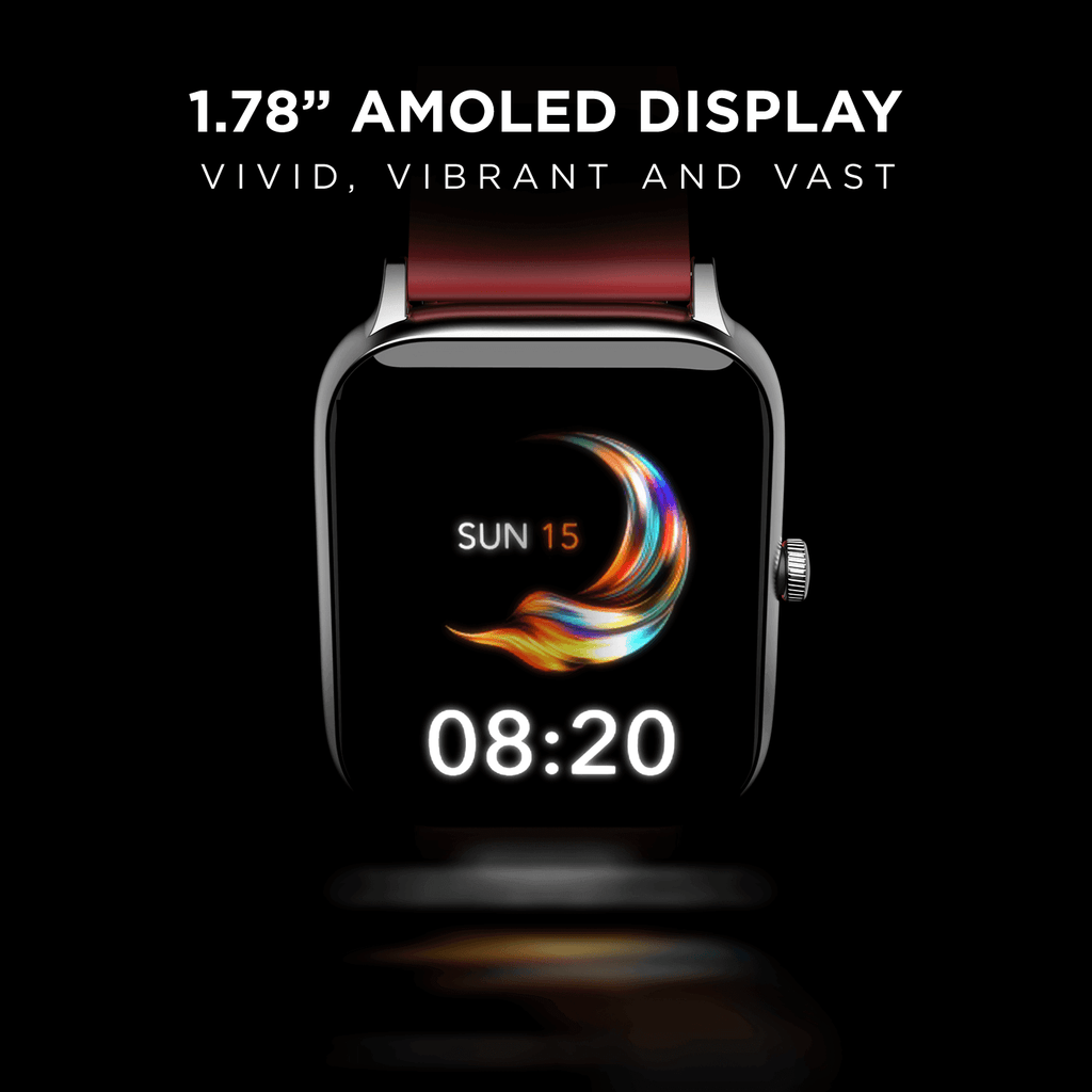 boAt Xtend Pro | Bluetooth Calling Smartwatch with 1.78" AMOLED Display, 700+ Active Modes, Heart Rate & SpO2 Monitor, Live Cricket Scores