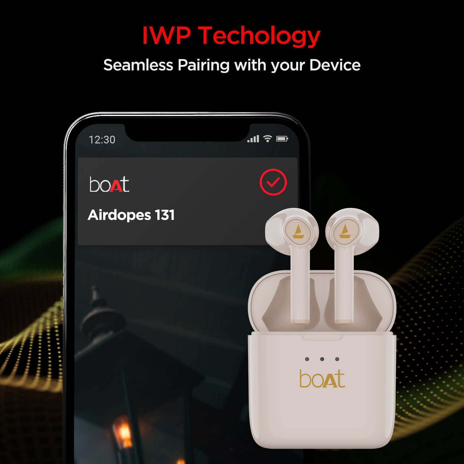 boAt Airdopes 138 | Wireless Earbuds with 13mm Drivers, Bluetooth V5.0+EDR, IWP Technology, 650mAh Pocket friendly Charging Case, 60 Hours nonstop music