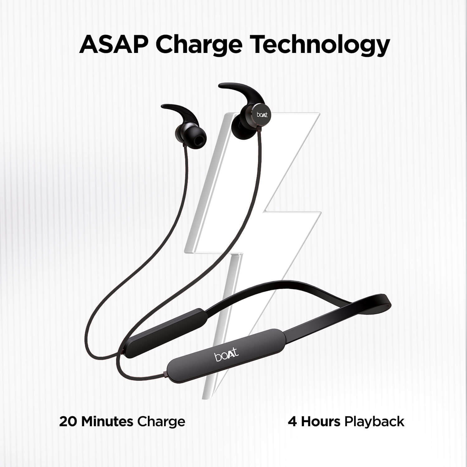 boAt Rockerz 255 Pro | Wireless Neckband with 10mm Drivers, Upto 8H Uninterrupted Music, Ergonomic and comfortable