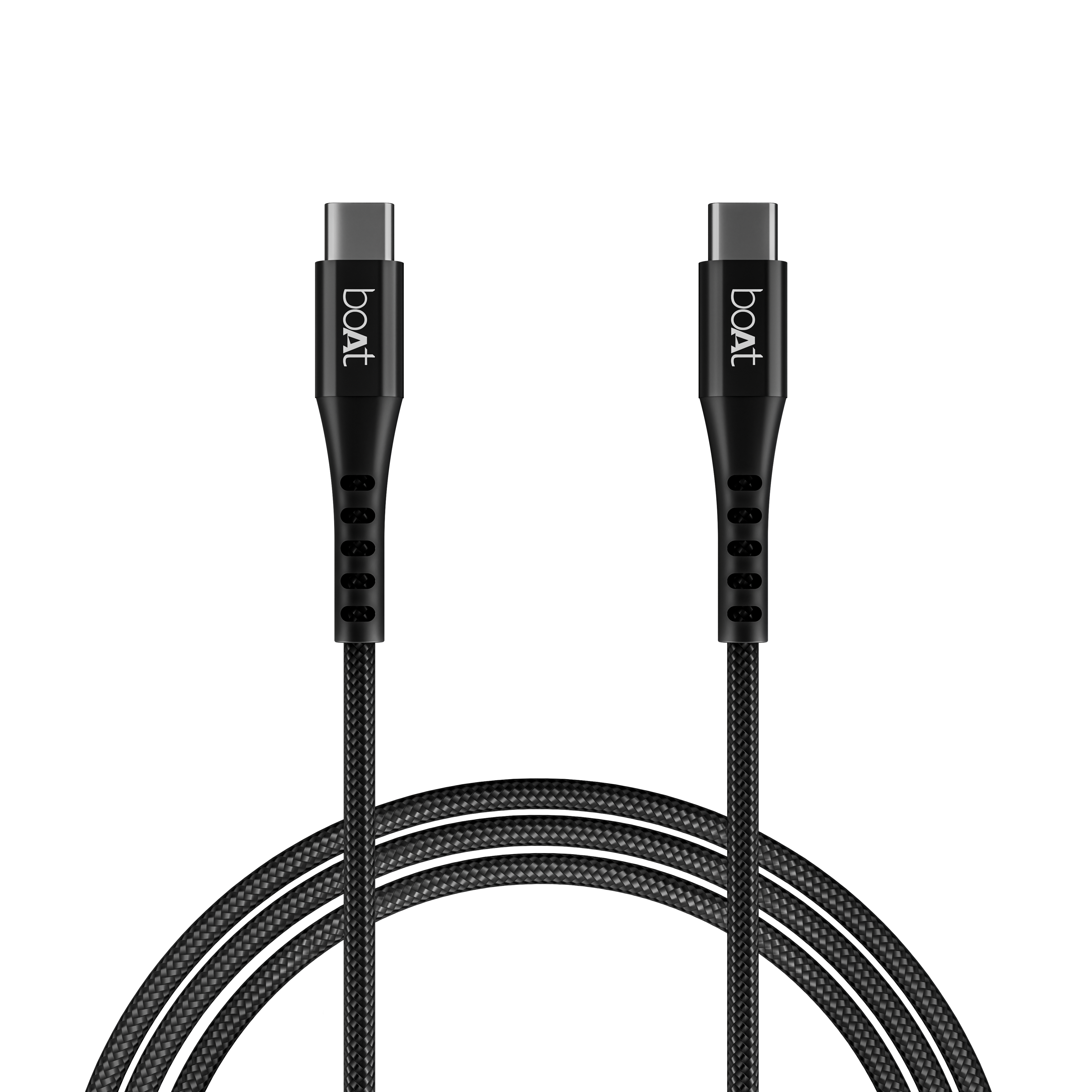 boAt C600 Fast Charging Cable | Charging Cable with 1.5m Cable, Nylon Braided Cable, 100 PD Fast Charging, USB 3.2 Gen 2