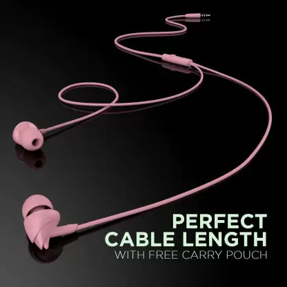 Bassheads 110 | Wired Earphones comes with 10mm Driver, Hawk Inspired Design, Powerful Bass, Stereo In-Line Microphone