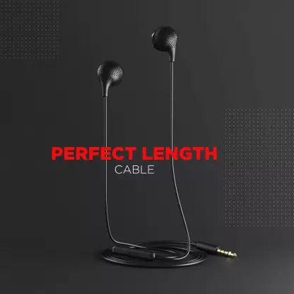 boAt Bassheads 104 | Wired Earphones with 10mm drivers, Absolute Experience, Immersive Audio, Lightweight Design