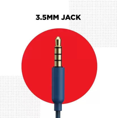 boAt Bassheads 104 | Wired Earphones with 10mm drivers, Absolute Experience, Immersive Audio, Lightweight Design