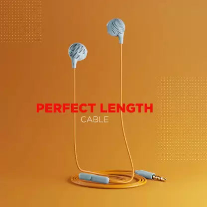boAt Bassheads 104 | Wired Earphones with 10mm drivers, Absolute Experience, Immersive Audio, Lightweight Design