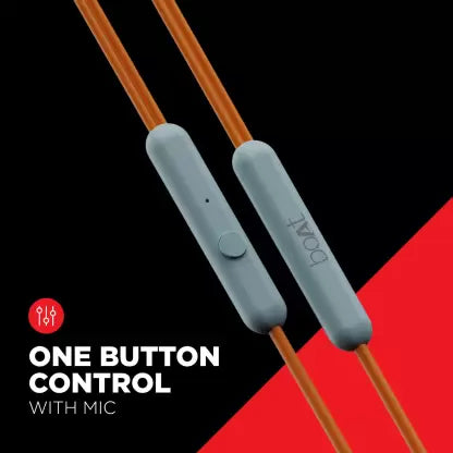 boAt Bassheads 104 | Wired Earphones with 10mm drivers, Absolute Experience, Immersive Audio, Lightweight Design