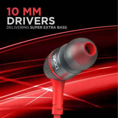 Bassheads 225 | Wired Earphone with Carry Case, Passive Noise Cancellation, Super Extra Bass