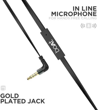 Bassheads 225 | Wired Earphone with 10mm Driver, Passive Noise Cancellation, Hands-free communication, Super Extra Bass