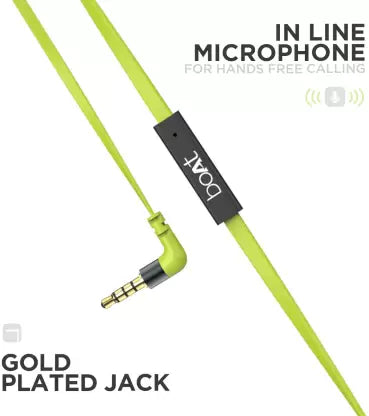 Bassheads 225 | Wired Earphone having 10mm Driver, Passive Noise Cancellation, Polished Metal Design, Hands-free communication