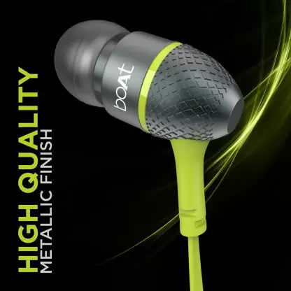Bassheads 220 | Wired Earphones with Passive Noise Cancellation, Super Extra Bass, Hands-free communication