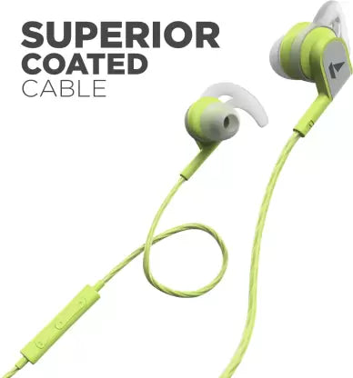 boAt Bassheads 242 | Wired Earphone with Durable Coated Cable, 10mm Dynamic Driver, IPX4 Water Resistant