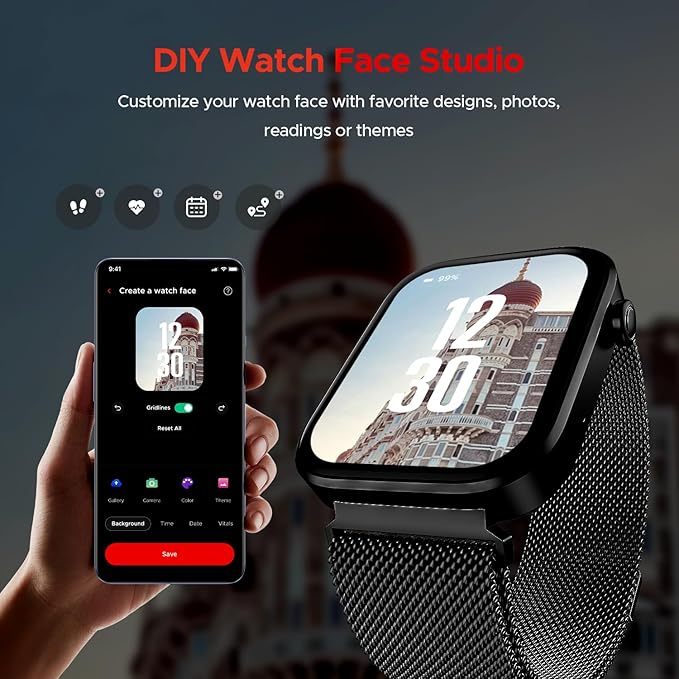 boAt Storm Call 3 | Smartwatch with built-in Map Navigation, 1.83" HD Display, BT Calling, 700+ Activity Modes, SOS Feature