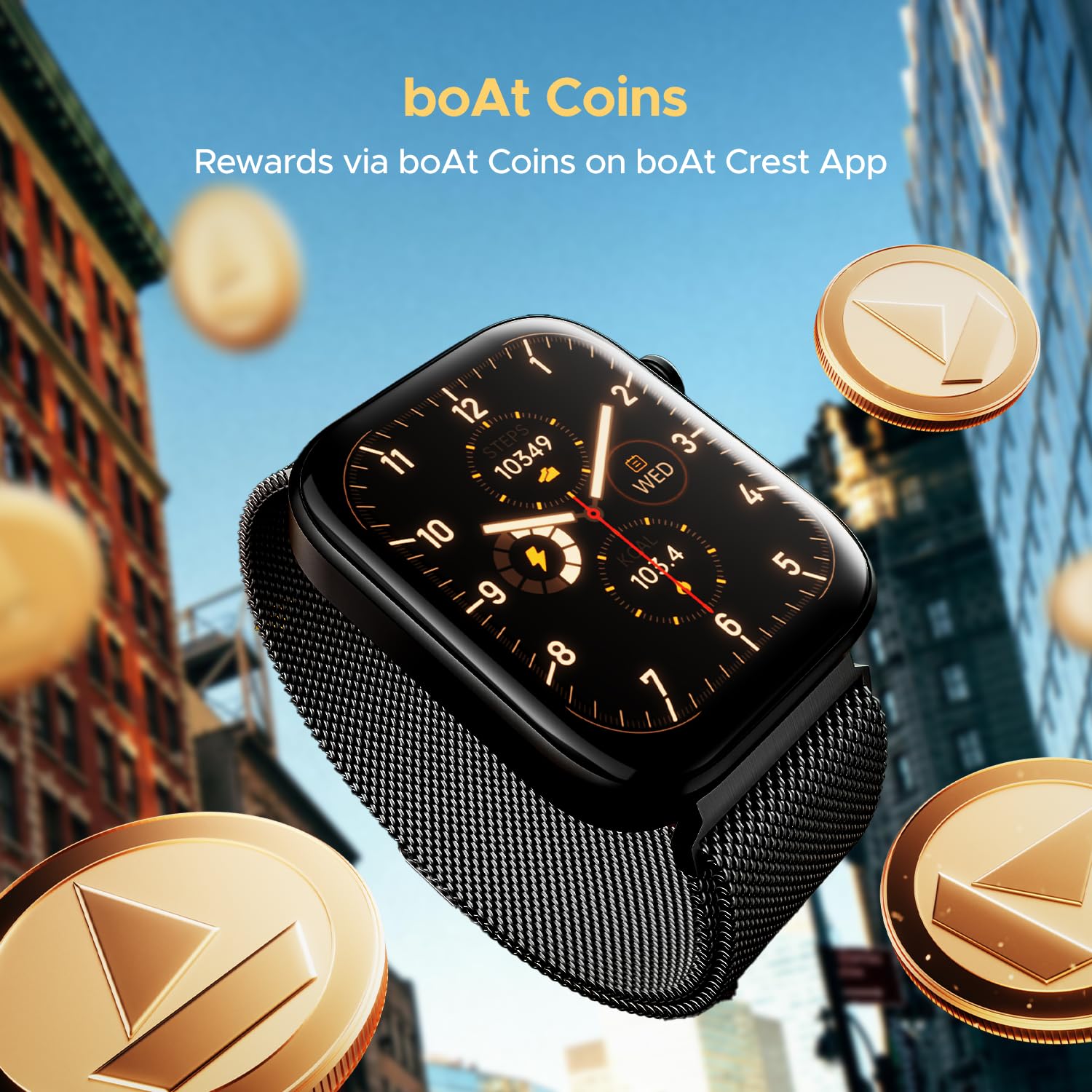 boAt Storm Call 3 | Smartwatch with built-in Map Navigation, 1.83" HD Display, BT Calling, 700+ Activity Modes, SOS Feature