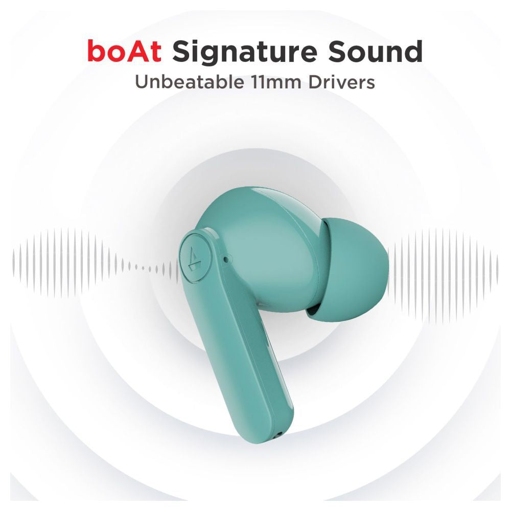 boAt Airdopes 138 PRO | Wireless Earbuds with 11mm Drivers, ENx™ Technology, BEAST mode, 45 Hours of battery life