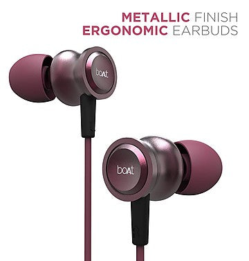 boAt Bassheads 152 | Wired Earphone with Premium HD Sound, Angled Headphone Jack, Super Extra Bass, Active Voice Assistant