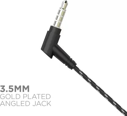 Bassheads 172 | Wired Earphone with Integrated Music Control, 10mm Dynamic Driver, Braided Cable, Premium Metallic Finish