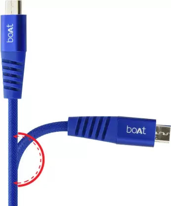 Para-Armour Type-C Cable 1.5M | Type-C Cable for Mobile Phones, Durable Nylon Braiding, 1.5 Meter length, 10000+ bends lifespan
