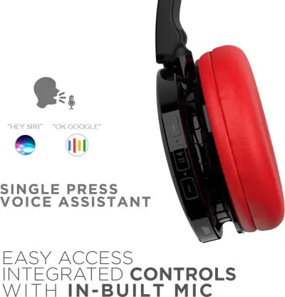 boAt Rockerz 370 | Wireless Headphone with 40mm Dynamic Driver, Bluetooth & AUX Connectivity, Upto 8HRS Playback