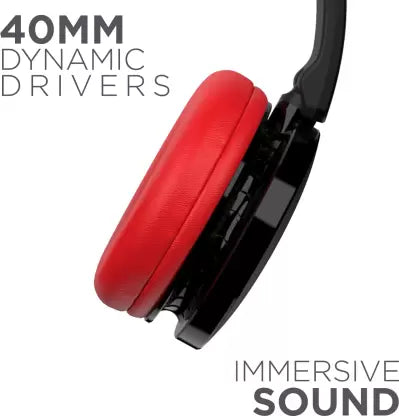 boAt Rockerz 370 | Wireless Headphone with 40mm Dynamic Driver, Bluetooth & AUX Connectivity, Upto 8HRS Playback