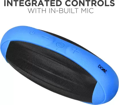 boAt Rugby | Portable Wireless Speaker with 8 Hours Uninterrupted Music, HD Sound,Super Extra Bass, Standby 360 hours