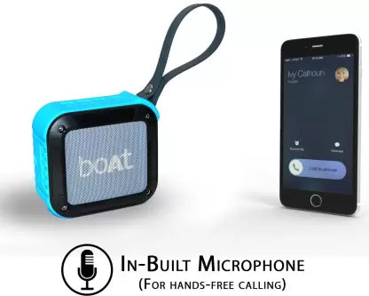 boAt Stone 200 | Portable Speaker with 10 Hours Playback, Bluetooth v4.1, IPX6 Water Resistant, Integrated Controls