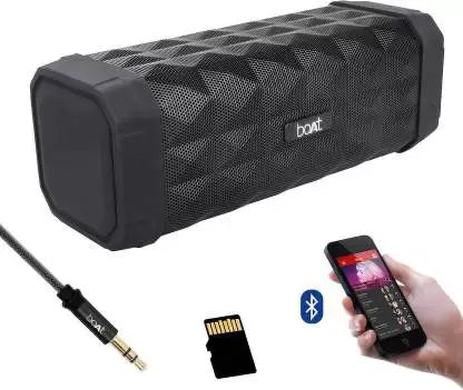 Stone 650R | Bluetooth Speaker with 10w Sound Output, IPX 7 Water Resistant, 7 Hours of Playtime, Travel & Party Booster