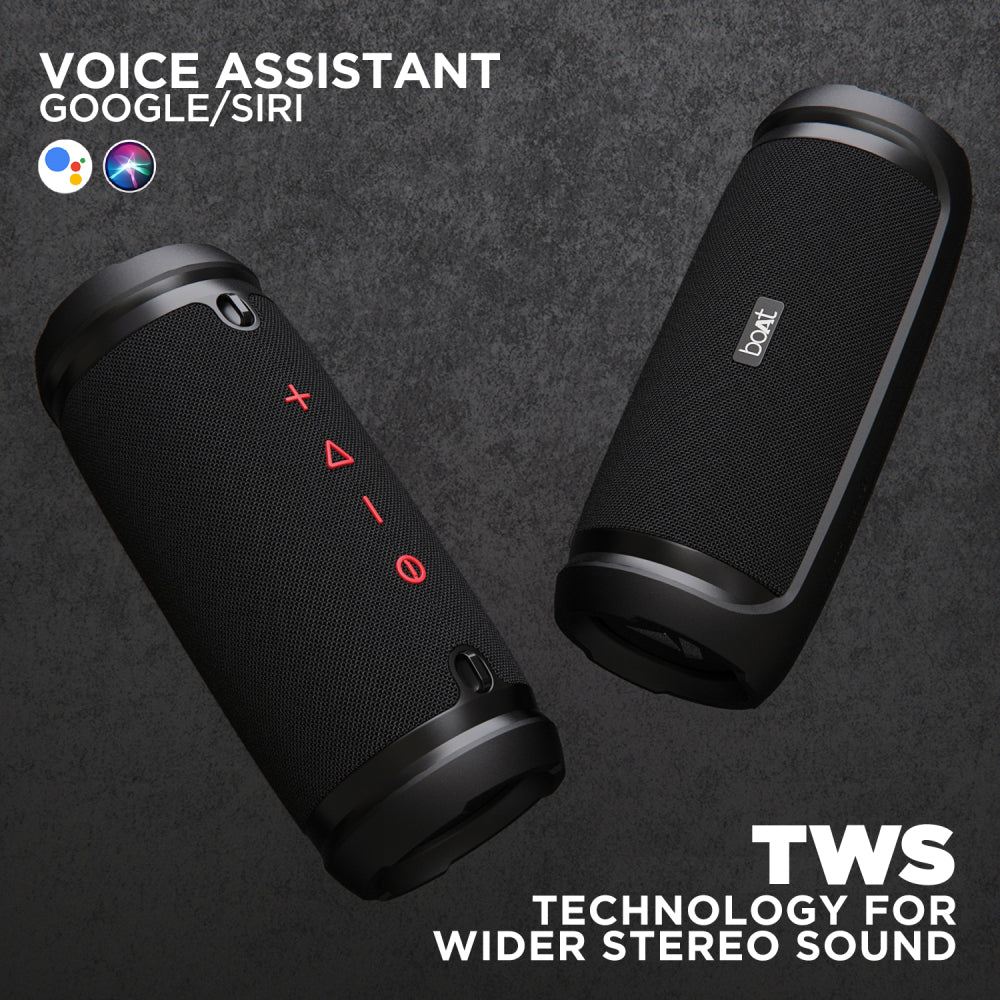 boAt Stone 1508 | Party Speaker with 40W Powerful Sound, IPX6 Rating Water Resistance, Easy Integrated Access to Control the Music