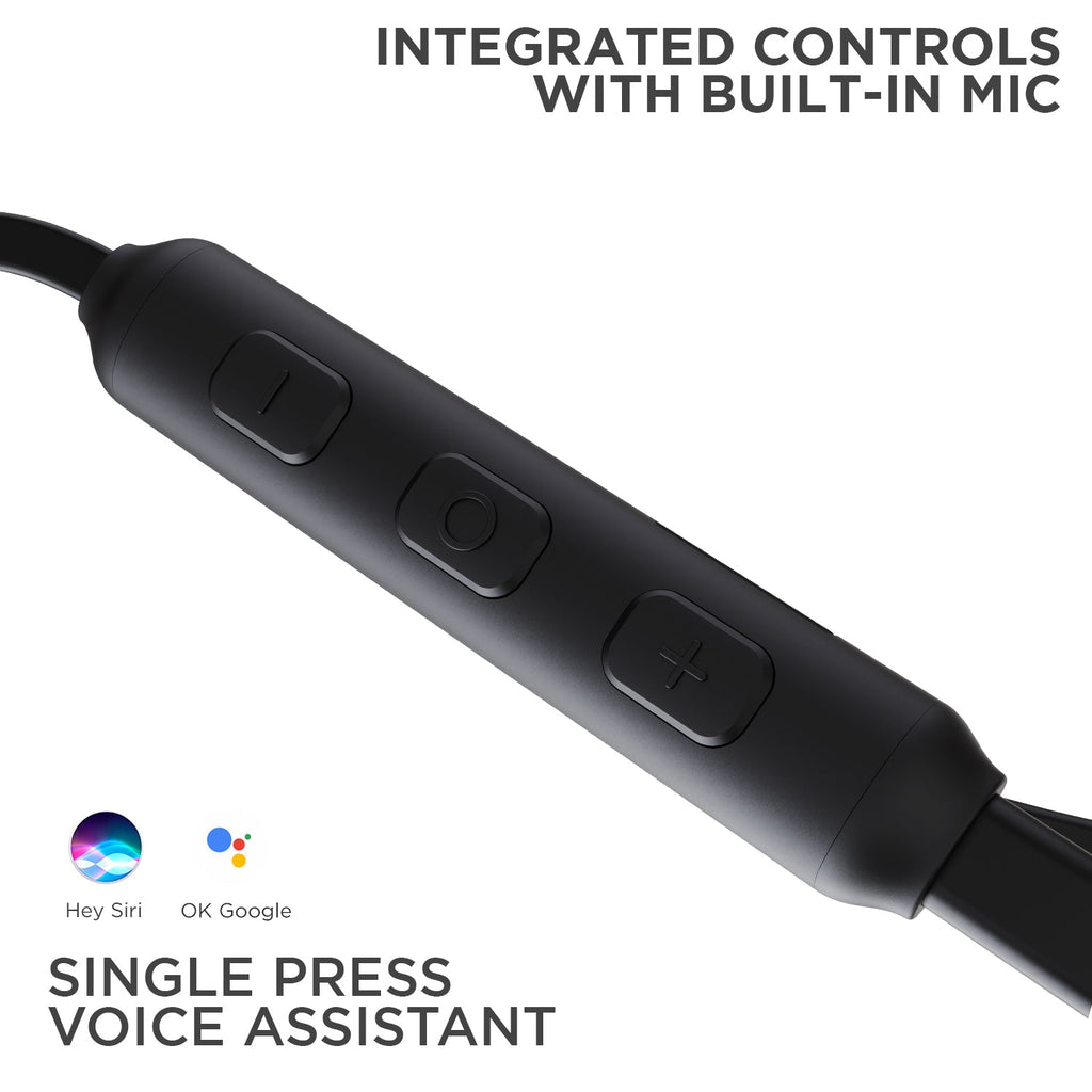 boAt 102 Wireless | Wireless Neckband with 8mm Dynamic Drivers, 15H Playback, Built-in Microphone, Magnetic Earbuds