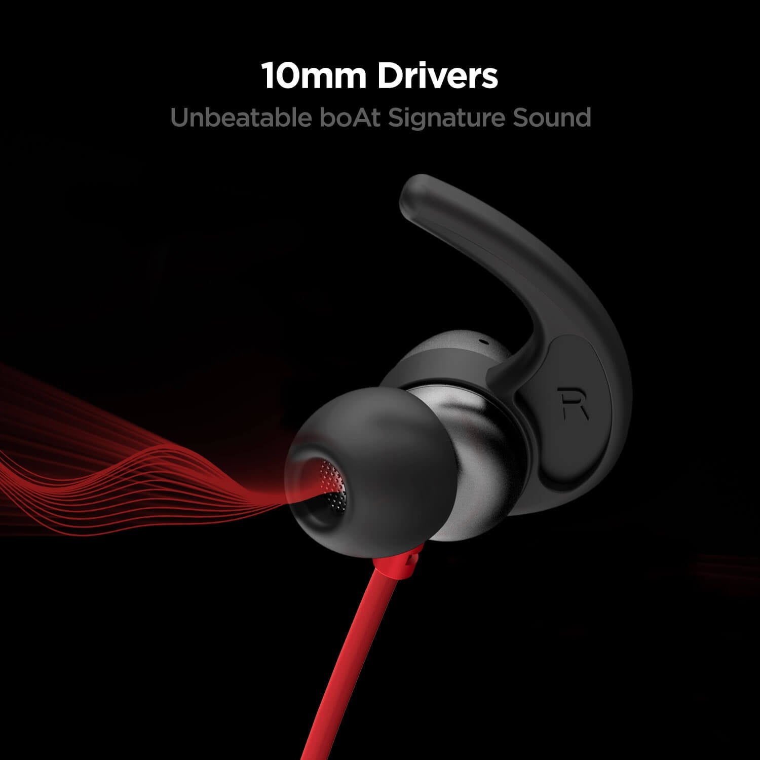 boAt Rockerz 330 | Bluetooth Earphone with Upto 30 Hours Nonstop Audio Bliss, Peerless Metallic Control Panel