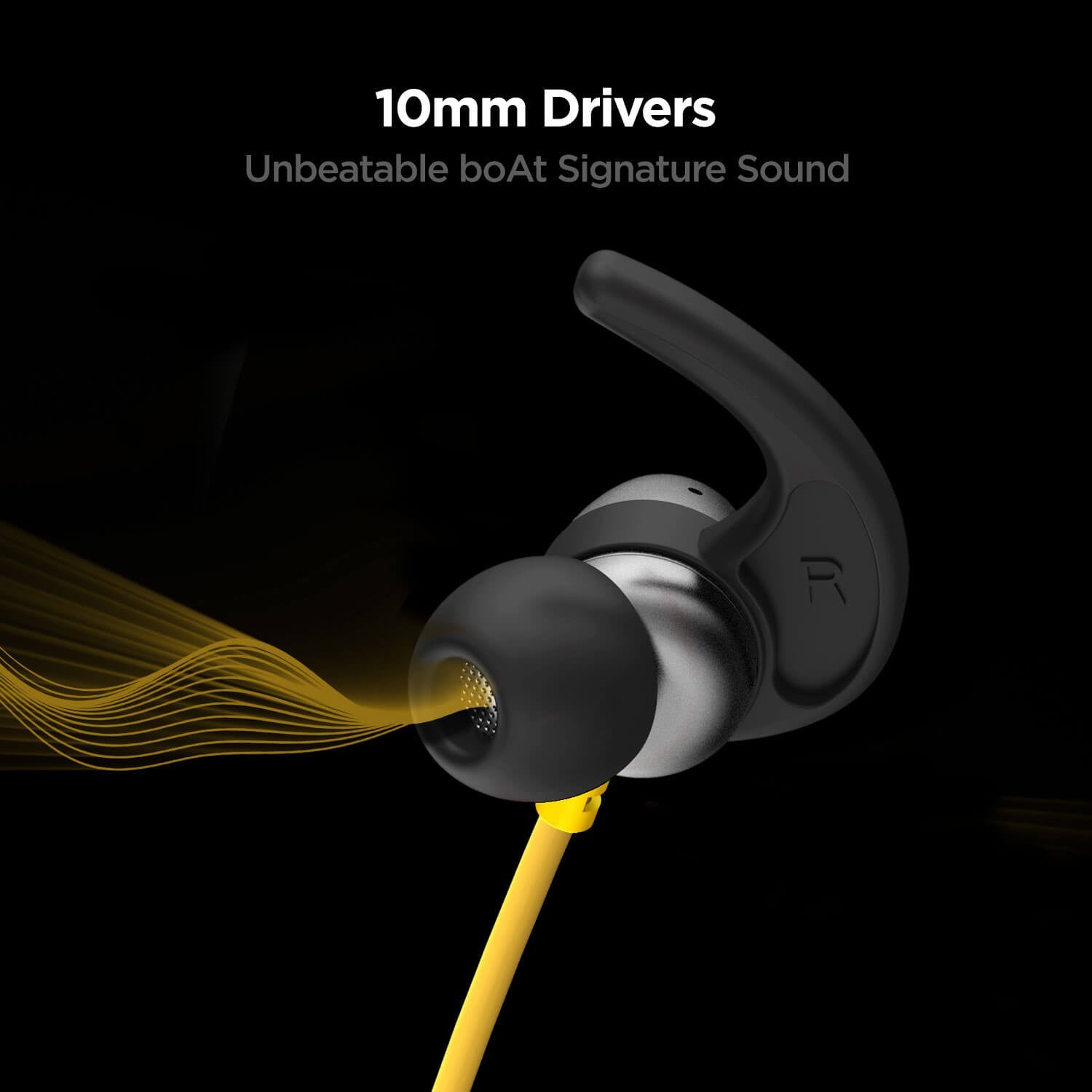 boAt Rockerz 330 | Bluetooth Earphone with Upto 30 Hours Nonstop Audio Bliss, Peerless Metallic Control Panel