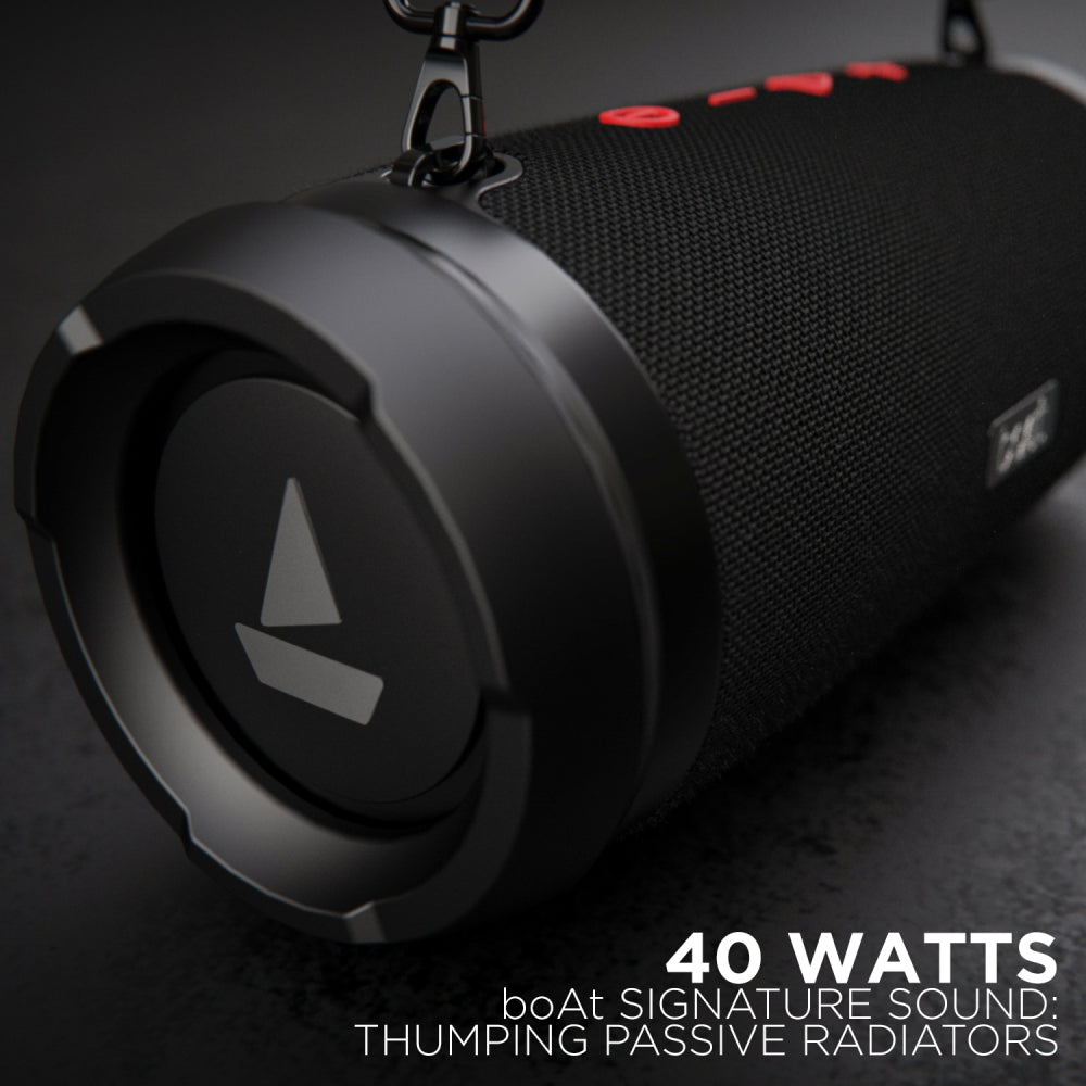 boAt Stone 1508 | Party Speaker with 40W Powerful Sound, IPX6 Rating Water Resistance, Easy Integrated Access to Control the Music